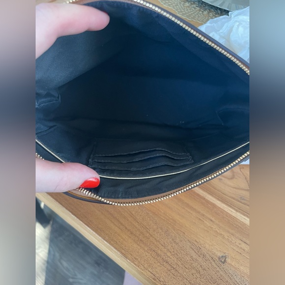 Brand new! COACH Boarskin Colorblock Borough Large Leather Clutch - Picture 5 of 7